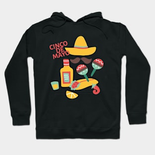 burrito happy cinco de mayo Hoodie